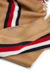 Tommy Hilfiger Global Stripe Wool Blend Scarf, Beige