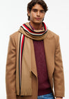 Tommy Hilfiger Global Stripe Wool Blend Scarf, Beige