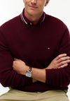 Tommy Hilfiger Pima Cotton Cashmere Blend Sweater, Burgundy