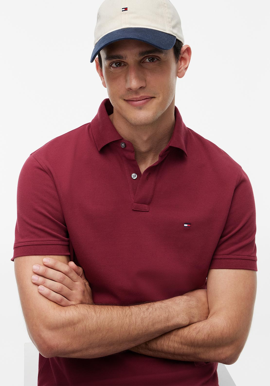 Tommy Hilfiger 1985 Polo Shirt, Burgundy