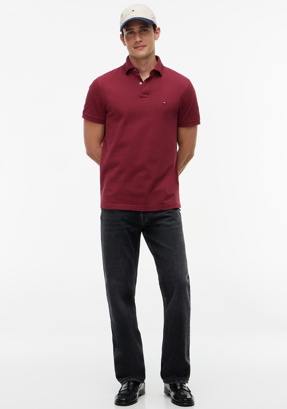 Tommy Hilfiger 1985 Polo Shirt, Burgundy
