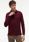Tommy Hilfiger 1985 Long Sleeve Polo Shirt, Burgundy