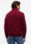 Tommy Hilfiger Essential Quarter Zip Sweatshirt, Burgundy