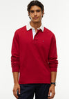 Tommy Hilfiger Essential Solid Rugby Shirt, Regatta Red