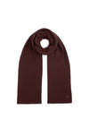 Tommy Hilfiger Flag Embroidered Scarf, Red Wine Melange