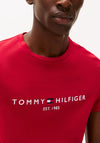 Tommy Hilfiger Logo T-Shirt, Medium Red