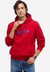 Tommy Hilfiger Logo Hoodie, Medium Red