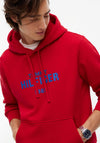 Tommy Hilfiger Logo Hoodie, Medium Red