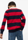 Tommy Hilfiger Boy Knitted Long Sleeve Polo Shirt, Red