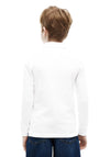 Tommy Hilfiger Boy Essential Long Sleeve Polo Shirt, White