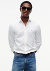 Tommy Hilfiger Flex Slim Fit Dobby Shirt, White