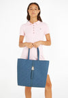 Tommy Hilfiger Flow Monogram Large Tote Bag, Blue