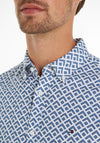 Tommy Hilfiger Geo Print Shirt, Blue Coast