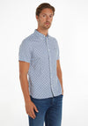 Tommy Hilfiger Geo Print Shirt, Blue Coast