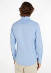 Tommy Hilfiger Flex Textured Gingham Shirt, Blue Spell