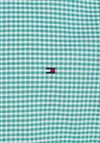 Tommy Hilfiger Flex Textured Gingham Shirt, Olympic Green