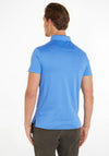 Tommy Hilfiger Mercerised Polo Shirt, Blue Spell