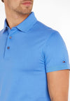 Tommy Hilfiger Mercerised Polo Shirt, Blue Spell