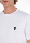 Tommy Hilfiger Monogram Embroidery T-Shirt, White