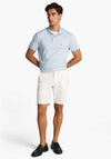 Tommy Hilfiger Liquid Cotton Stripe Polo Shirt, Breezy Blue