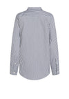 Tommy Hilfiger Poplin Regular Striped Shirt, Grey and White