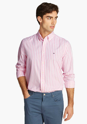Tommy Hilfiger Flex Poplin Oxford Shirt, Pink