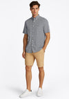 Tommy Hilfiger Geo Print Short Sleeve Shirt, Navy