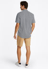 Tommy Hilfiger Geo Print Short Sleeve Shirt, Navy