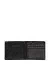 Tommy Hilfiger Mini Monogram Card & Coin Wallet, Black