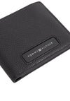 Tommy Hilfiger Mini Monogram Card & Coin Wallet, Black