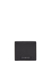Tommy Hilfiger Monogram Card & Coin Wallet, Black