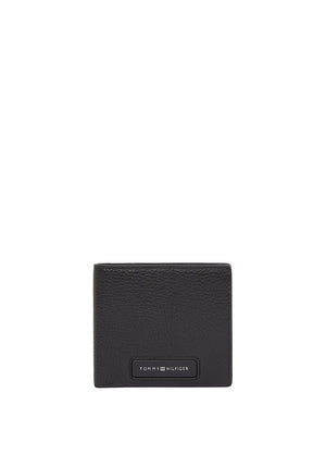 Tommy Hilfiger Monogram Card & Coin Wallet, Black