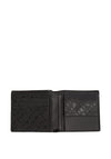 Tommy Hilfiger Monogram Card & Coin Wallet, Black