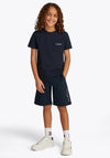 Tommy Hilfiger Kid Boy Short Sleeve Pocket Tee, Navy