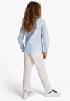 Tommy Hilfiger Boys Grandfather Long Sleeve Shirt, Blue