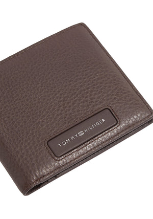 Tommy Hilfiger Monogram Card & Coin Wallet, Brown