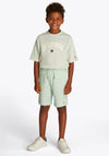 Tommy Hilfiger Boy Varsity Logo Sweat Shorts, Green