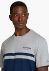 Tommy Hilfiger Colourblock T-Shirt, Light Grey
