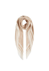 Tommy Hilfiger Linen Square Monogram Scarf, Beige