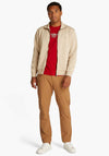 Tommy Hilfiger Essential Flag Full Zip Sweatshirt, Sand