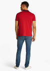 Tommy Hilfiger Interlock Collar Polo Shirt, Medium Red
