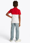 Tommy Hilfiger Boy Short Sleeve Polo, Red