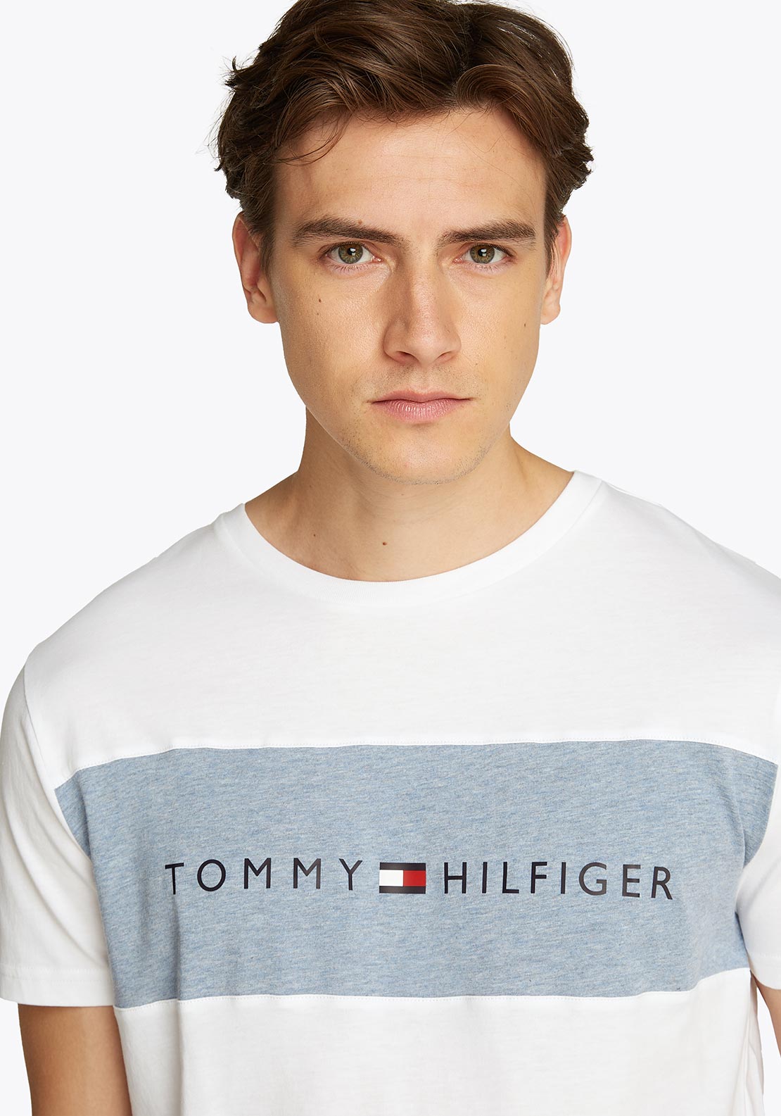 Tommy Hilfiger Block Logo T-Shirt, White