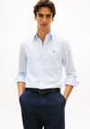 Tommy Hilfiger Flex Poplin Stripe Shirt, Sweet Blue