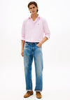 Tommy Hilfiger Flex Poplin Stripe Shirt, Classic Pink