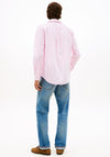 Tommy Hilfiger Flex Poplin Stripe Shirt, Classic Pink