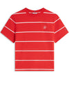Tommy Hilfiger Logo Embroidery Jersey Crew Neck T-Shirt, Red