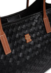 Tommy Hilfiger City Large Woven Tote Bag, Black