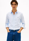 Tommy Hilfiger Flex Poplin Gingham Shirt, Sweet Blue
