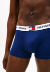 Tommy Hilfiger 3 Pack Heritage Logo Trunks, Blue Multi